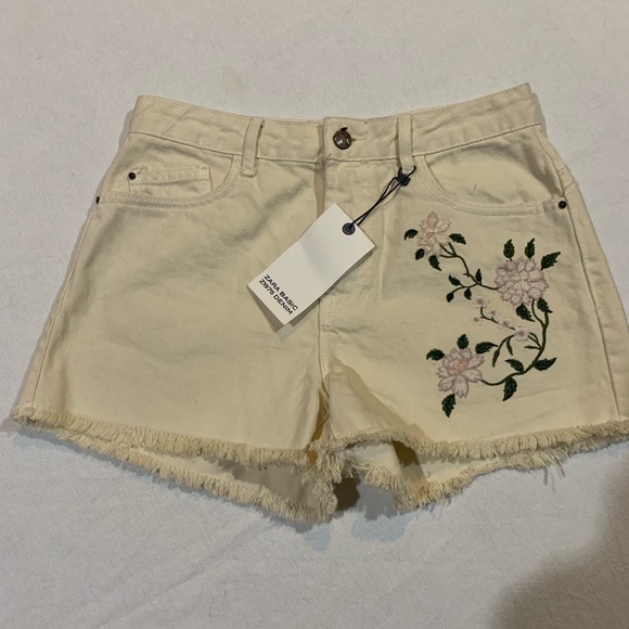 Zara Pants - NWT Zara Basic Z1975Denim Shorts Size 6